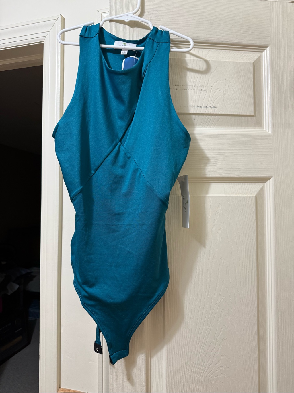 Teal Sleeveless Bodysuit - Sleek Tank Style